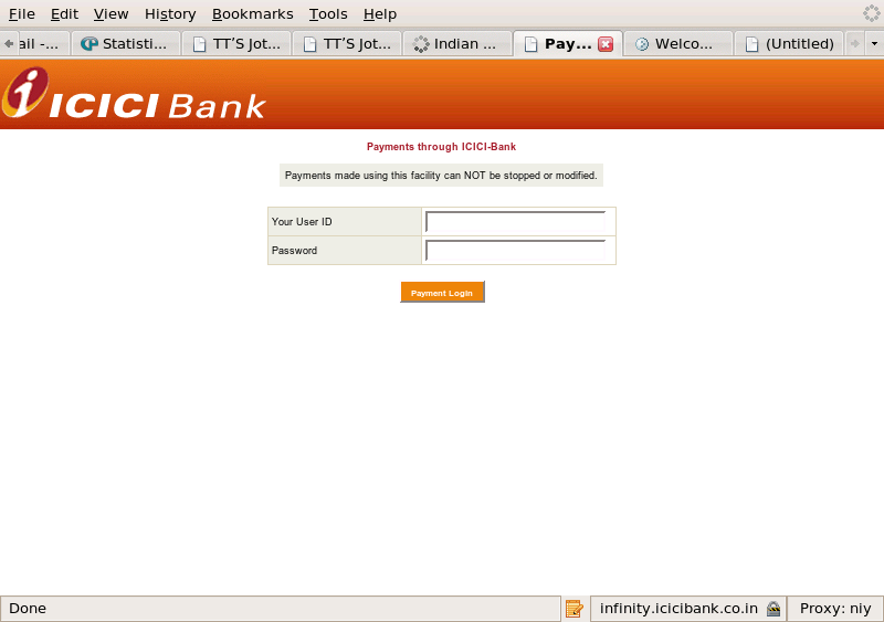 Income tax epayment site epayment of tax challan icici bank 